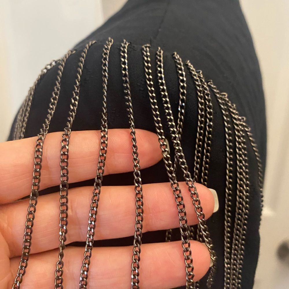 Rapsodia Open Front Chain Detailed Blazer, S — image 6 of 8